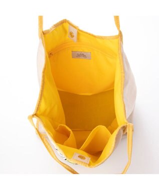 UNBILLION カシュカシュ cachecache / スマイル柄刺繍トートバッグ LBE