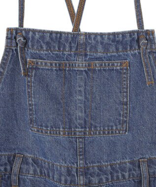 AMERICAN HOLIC ミドルオンスデニムサロペット Light Indigo