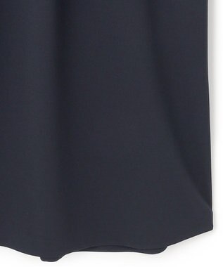 ICB 【WEB限定・洗える】ジョーゼットダブルジャージー ワンピース ネイビー系