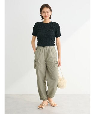 Green Parks ・ＥＬＥＮＣＡＲＥ　ＤＵＥリボンポケットカーゴパンツ Light Khaki