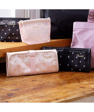 Chacott ドットロールケース ロイヤルピンク