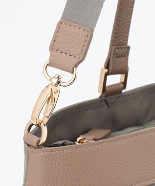 LA BAGAGERIE コンビ2WAYトートバッグ MEDIUM グレー