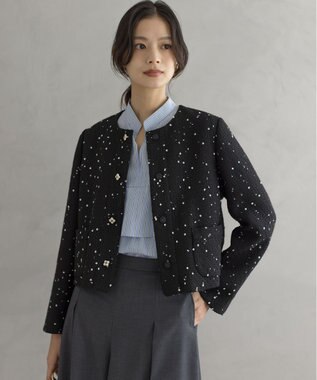 組曲 リヨセルシャーティングティアード ブラウス ブルー系1