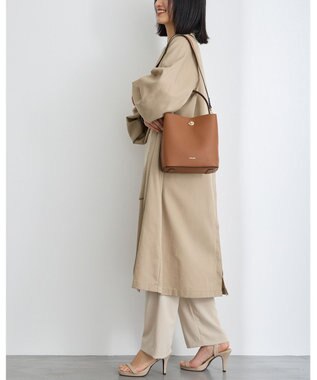 MioFIRANO ツイストロックボックスハンドバッグ 3WAY　FIRANO フィラノ CAMEL