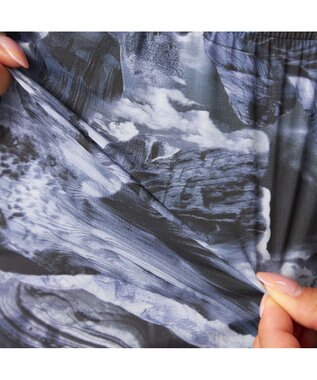 Chacott Chacott BALANCE コンパックショートパンツ ネイビープリント