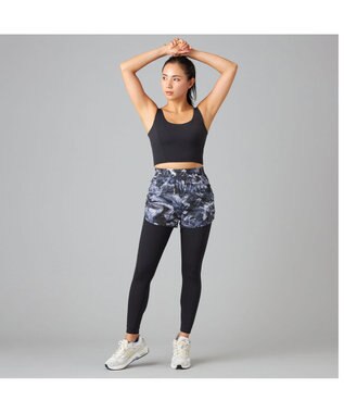 Chacott Chacott BALANCE コンパックショートパンツ ネイビープリント