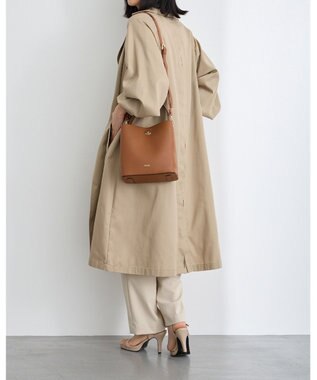 MioFIRANO ツイストロックボックスハンドバッグ 3WAY　FIRANO フィラノ CAMEL