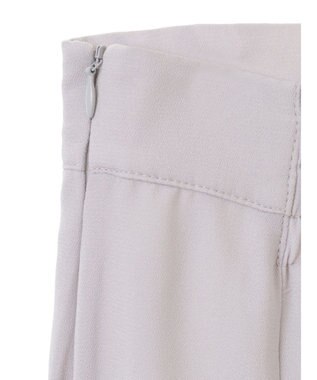 earth music&ecology レースヘムスカート Gray Beige