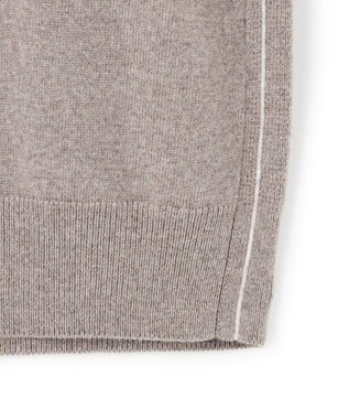 23区 S 【洗える】インターシャ ロゴ ニット ブラウン系