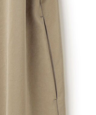 ICB L 【ASUMI・MANAMIコラボ 丈が選べる】ハシゴレースシャツワンピース カーキ系