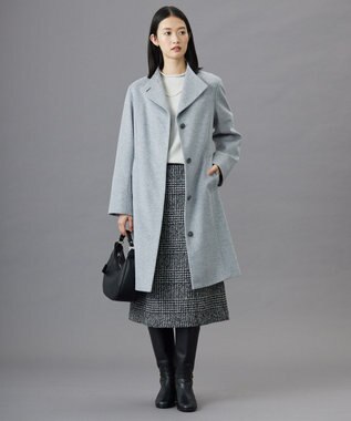 J.PRESS LADIES L 【洗える】CAT プルオーバー ニット ライトグレー系