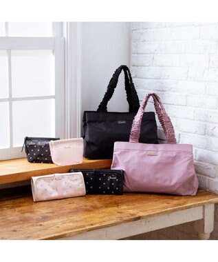 Chacott ドットロールケース ロイヤルピンク