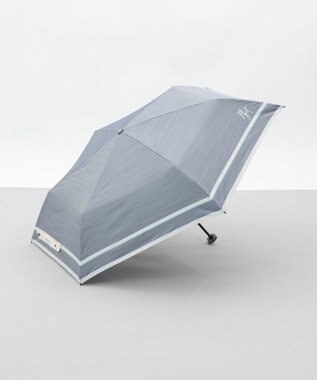 AURORA 【 JILL STUART（ジル スチュアート）】先染めボーダー晴雨兼用傘(折りたたみ傘)