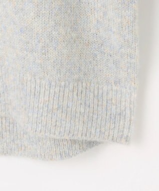 J.PRESS LADIES MIX COLOR クルーネック ニット サックスミックス系