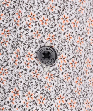 JOSEPH ABBOUD 【綿100％・ジャージー素材・ストレッチ】コンパクトジャージープリントシャツ オレンジ系5