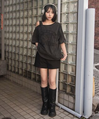 WEGO タンクレイヤードワンショルビッグT スミクロ