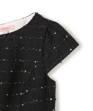 TOCCA FLOWER HIDE AND SEEK ドレス ブラック系