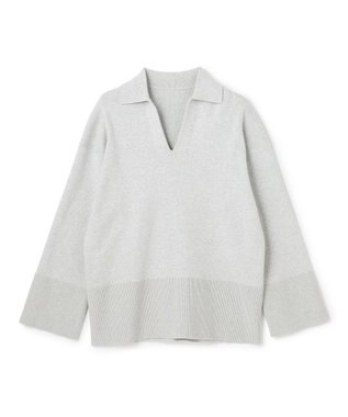 uncrave スウェットライクニット スキッパートップス