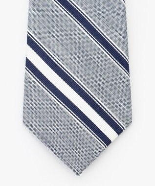 J.PRESS MEN 【LINEN MIX COLLECTION】レジメンタル ネクタイ ネイビー系2