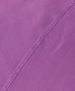 ANY ギャザーショートスリーブブラウス パープル