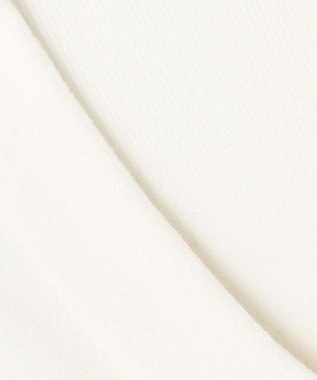 uncrave スウェットライクニット スキッパートップス オフ×ネイビーボーダー