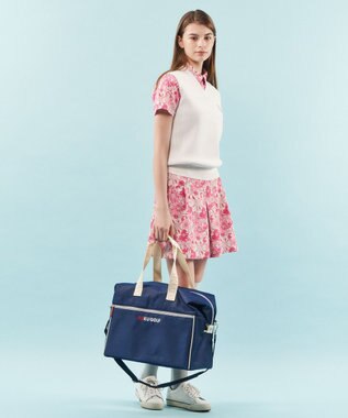 23区GOLF 【WOMEN】【ストレッチ】スプリングフラワー柄 キュロットスカート ピンク系5