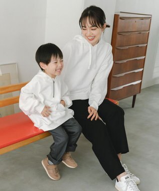 #Newans 【ANSWER for 男の子ママ】オフボディビッグフ―ディー ホワイト系