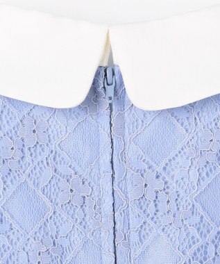 組曲 KIDS 【150-170㎝】 レースワンピース サックスブルー