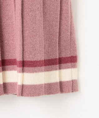 ANY KIDS プリーツニットスカート ピンク