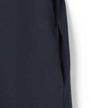 ICB 【WEB限定・洗える】ジョーゼットダブルジャージー ワンピース ネイビー系