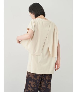 AMERICAN HOLIC レイヤードフレンチスリーブカットチュニック Ivory