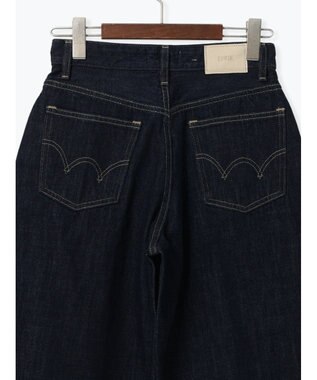 Te chichi 【EDWIN別注】ワイドデニムパンツ ネイビー