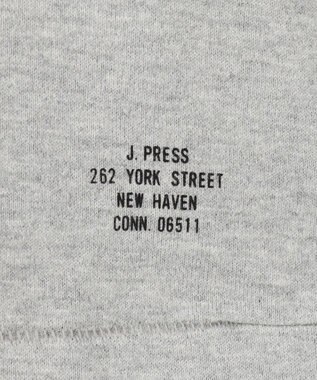 J.PRESS MEN 【J.PRESS ORIGINALS】【UNISEX】Cotton Jersey CRST Logo T-shirt ライトグレー系