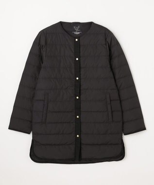 ANY フレンチダウンロングコート ブラック