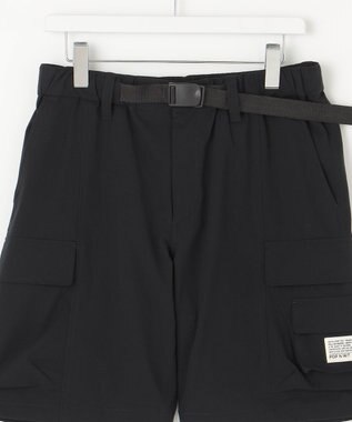 PW CIRCULUS 【高通気 / 軽撥水 / 軽量のDotAir 使用】【MEN】ベルテッドショーツ ブラック系