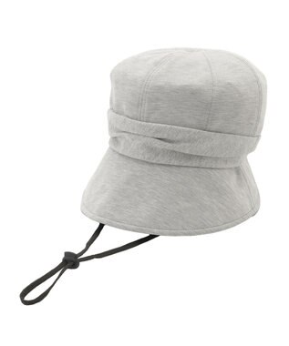 MOONBAT 【UVカット/遮光100%/接触冷感】洗えるスウェットキャスケット 軽量/手洗いOK/サイズ調整可能/ポケッタブル グレー