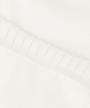 組曲 L クールプレーティング天竺プリーツ カットソー アイボリー系