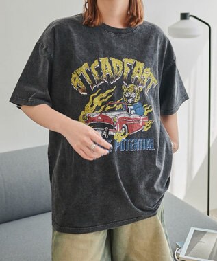 WEGO ヴィンテージウォッシュグラフィックBIGT 柄6