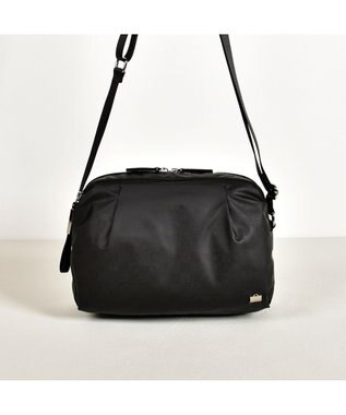 LA BAGAGERIE モノグラムデイリーショルダー ブラック