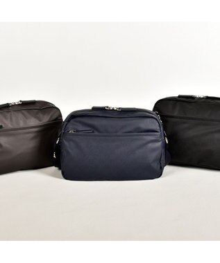 LA BAGAGERIE モノグラムデイリーショルダー ブラック