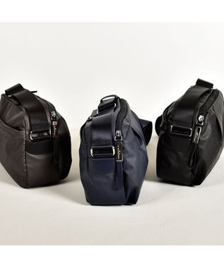 LA BAGAGERIE モノグラムデイリーショルダー ブラック