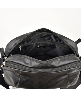 LA BAGAGERIE モノグラムデイリーショルダー ブラック