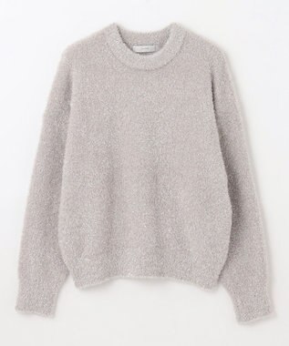 ANY シャイニーニットプルオーバー シャンパン