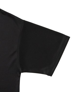 WEGO 【ユニセックス着用ITEM/2点セットネックレス付き/MLサイズ展開】アクセ付きラインリブメッシュプルオーバー ブラック