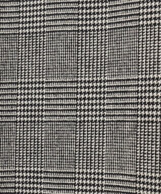 J.PRESS LADIES クラシカル グレンチェック セミワイド パンツ ブラック系3