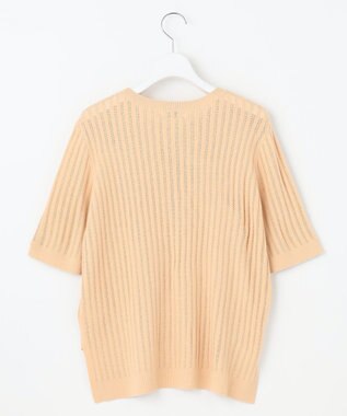 J.PRESS LADIES L 【洗える・抗菌防臭】VISCOSE STRETCH サマー ニット イエロー系