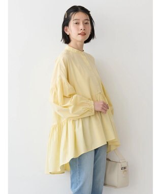 AMERICAN HOLIC サラックール／ＵＶカットティアードブラウス Light Yellow
