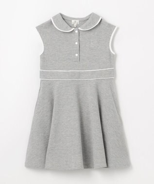 組曲 KIDS 【110-140㎝】カノコ ワンピース ライトグレー系