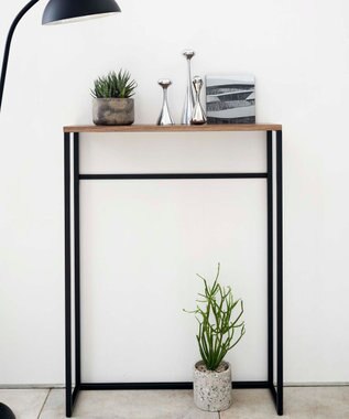 tower コンソールテーブル タワー ブラック ブラック