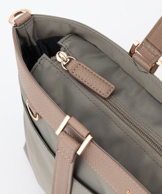 LA BAGAGERIE コンビ2WAYトートバッグ MEDIUM グレー